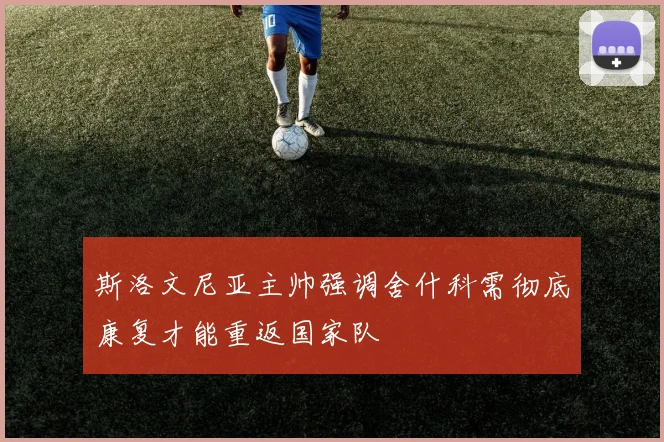 斯洛文尼亚主帅强调舍什科需彻底康复才能重返国家队